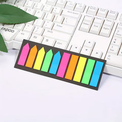 200 Pages Sticky Notes Film Text Strips Marker Labels Bookmark