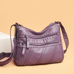 Women's Striped Shoulder Bag Large Capacity Crossbody