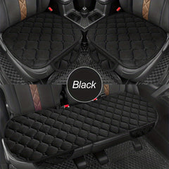 3pcs Universal Car Seat Cover Plush Breathable Warm Cushion