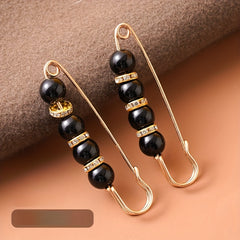 4pcs Clothes Safety Pins Waist Tightening Buckle Pants Brooch Women
