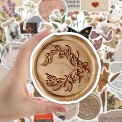 60pcs Retro Diary Doodle Stickers Scrapbook Luggage Skat
