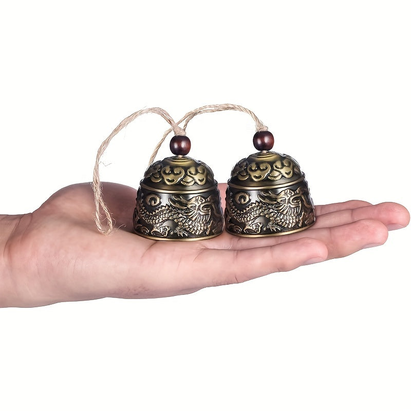 Vintage Dragon Bell Fengshui Wind Chimes Good Luck Hanging Bell