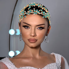 Rhinestone Bridal Headband Hair Accessory for Weddings