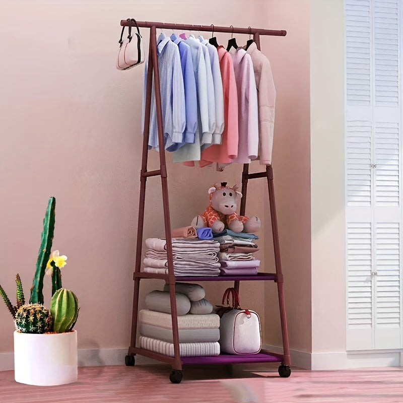 Movable Coat Rack Triangle Coat Rack