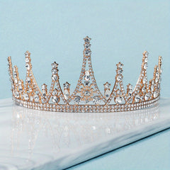 Bridal Rhinestone Headband Princess Style Tiara