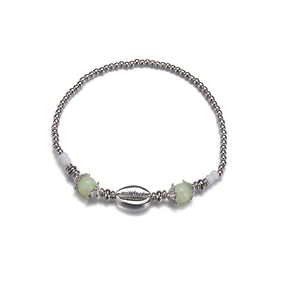 Beaded Anklet Adjustable Ankle Bracelet Ladies Foot Jewelry