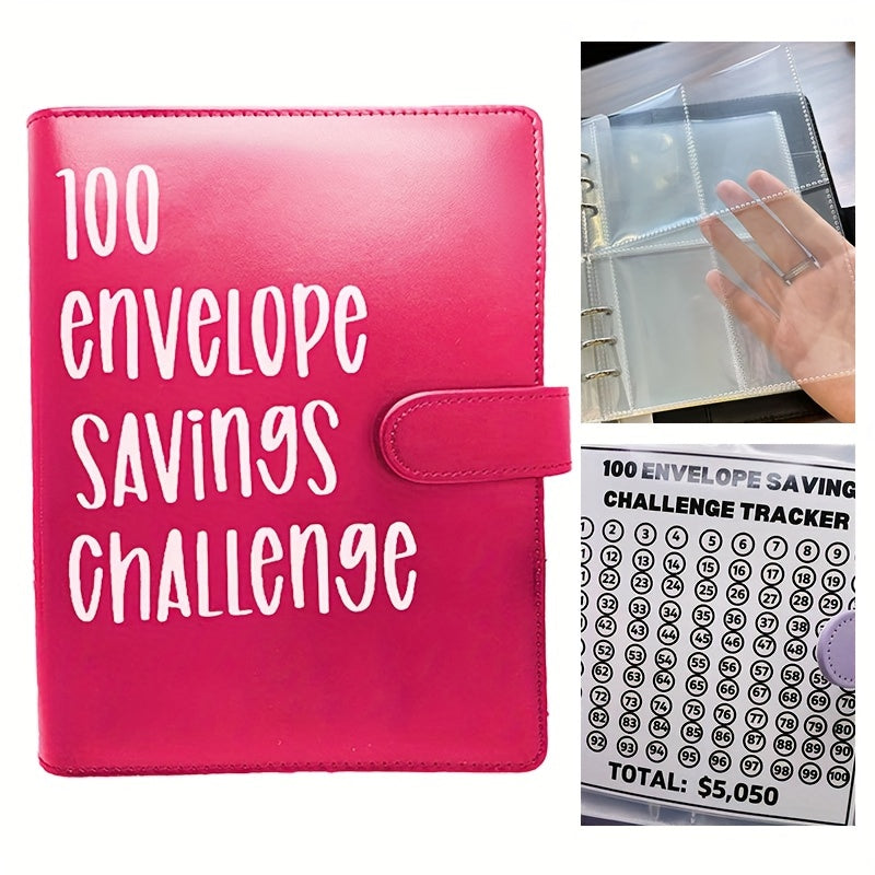 100 Envelope Challenge Binder Budget Planner
