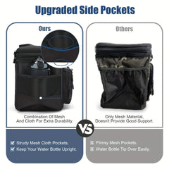 FLXUR Dual Layer Insulated Lunch Bag Leakproof Portable Lunch Box