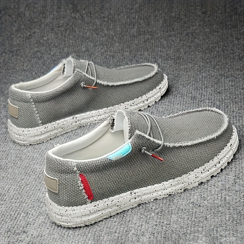  Men's Canvas Loafers Breathable Non Slip Sneakers