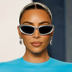 Y2K Wrap Around Sports Sunglasses Mirrored UV400 Shades