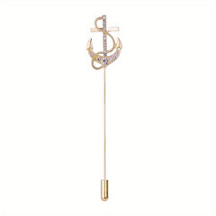 Vintage Men's Small Suit Plug Brooch Jewelry