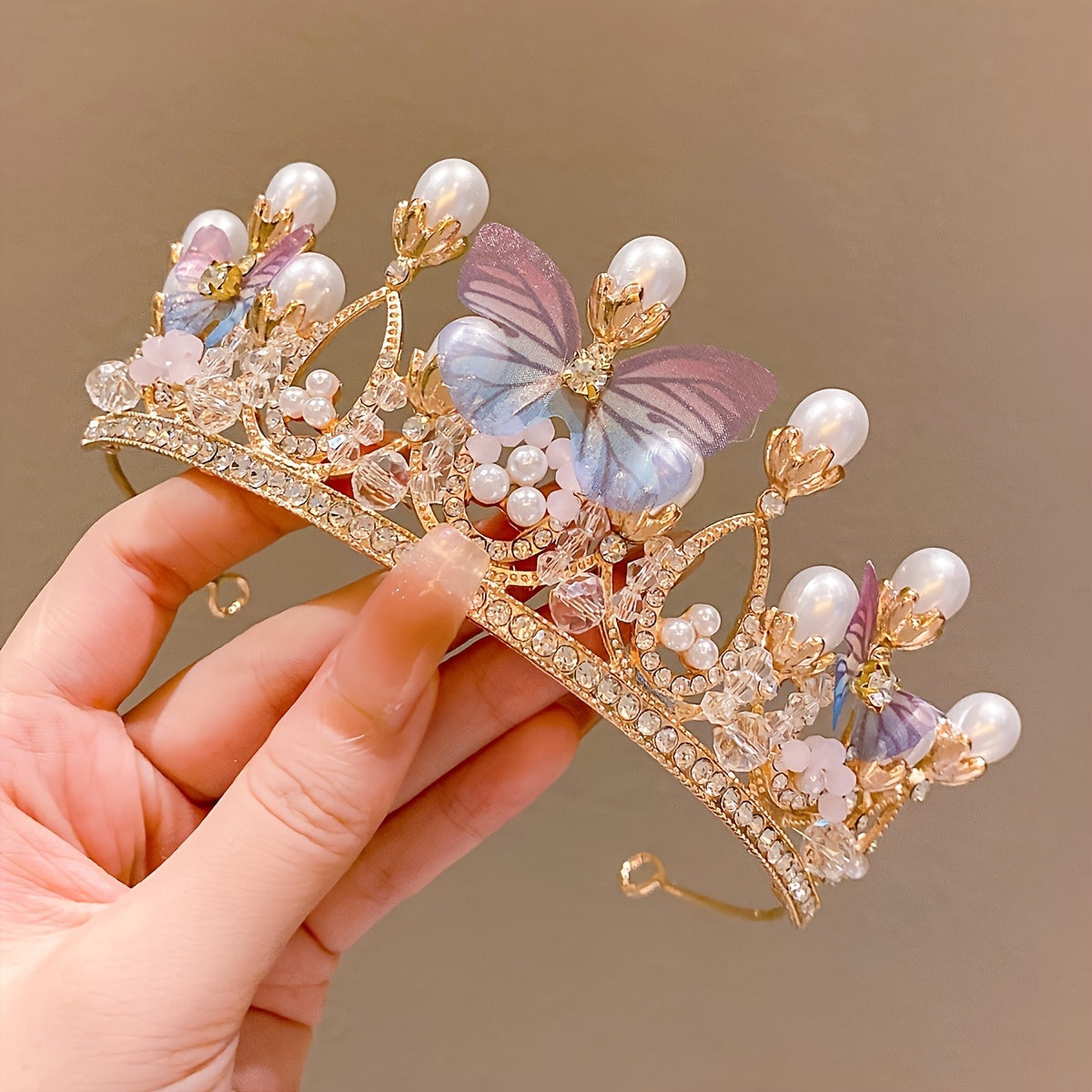 Horse Eye Drills Water Insertion Loving Comb Birthday Crown