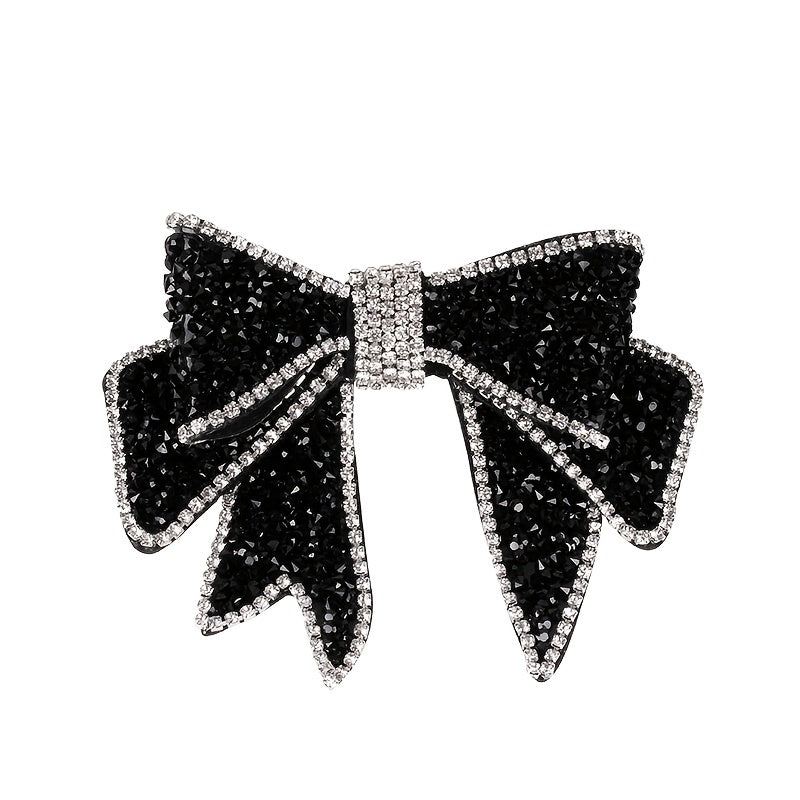 Vintage Rhinestone Hair Clip Barrette Hairpin