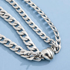Stainless Steel Couple Bracelet Set 2pcs