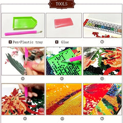 Butterfly Little Girl Swing Diamond Painting Kit DIY