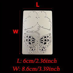 Double Layer Butterfly Metal Cutting Dies Animal Stencil For DIY Card Making
