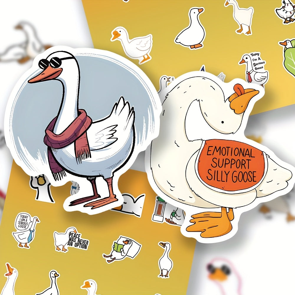 54 Goose Graffiti Stickers for Luggage Water Cup Guitar