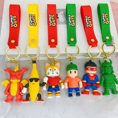 Cute Cartoon PVC Bag Pendant Car Key Chain