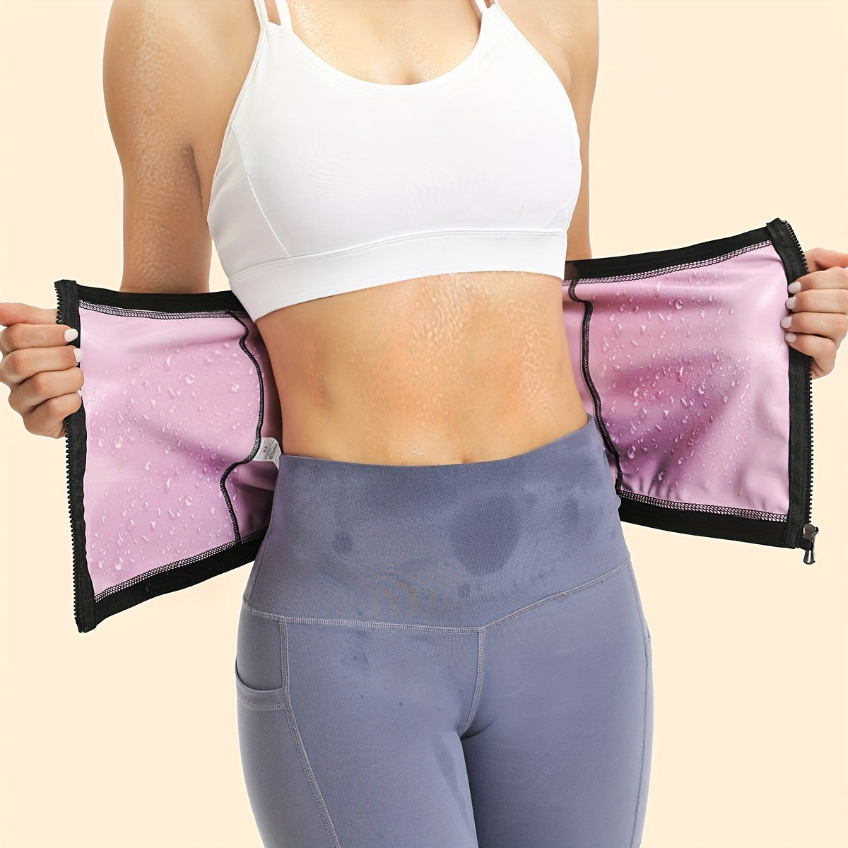 Sauna Sweat Waist Trimmer Body Shaper Waist Trainer Tummy Control