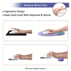 Multicolor Purple Starry Sky Wrist Mouse Pad