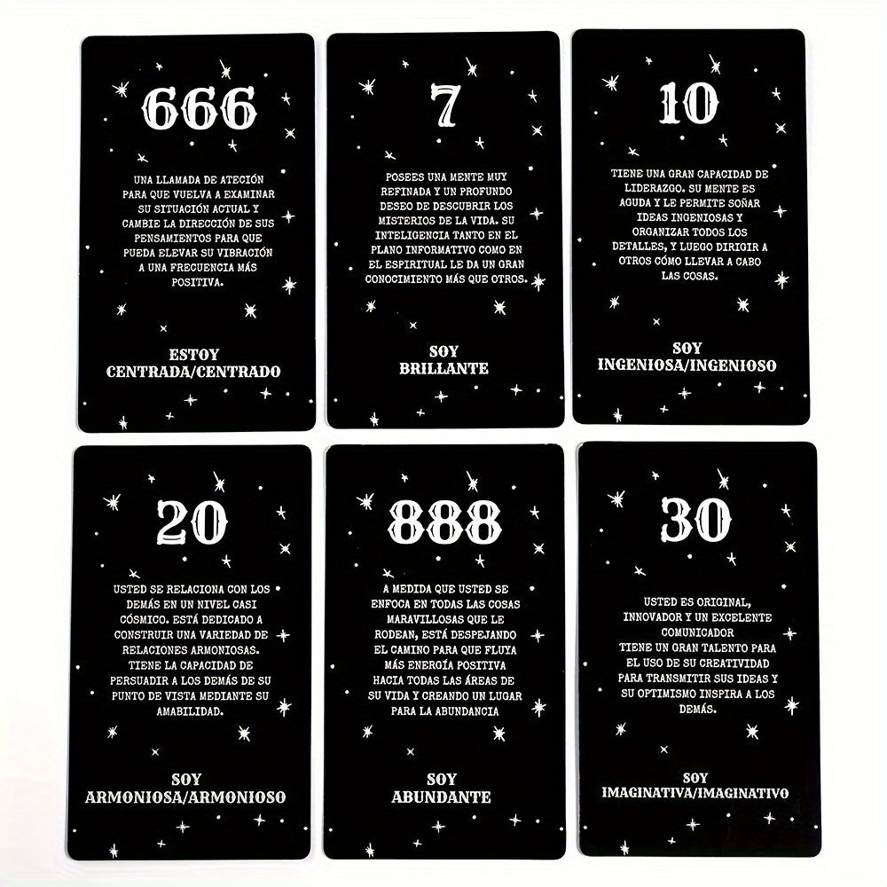 Spanish Angel Number Fun Board Game for Family Gathering