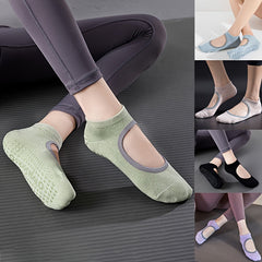 Backless Yoga Socks Non-slip Fitness Dance Socks
