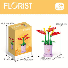 Succulent Plants Building Blocks Potted Flower Bouquets