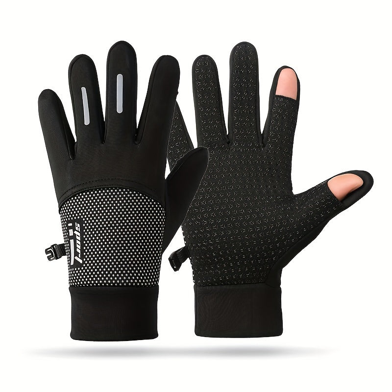 Anti Slip Cycling Gloves Windproof Waterproof Touch Screen Gloves