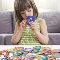 Alphabet Beading Game for Kids' Fine Motor Skills