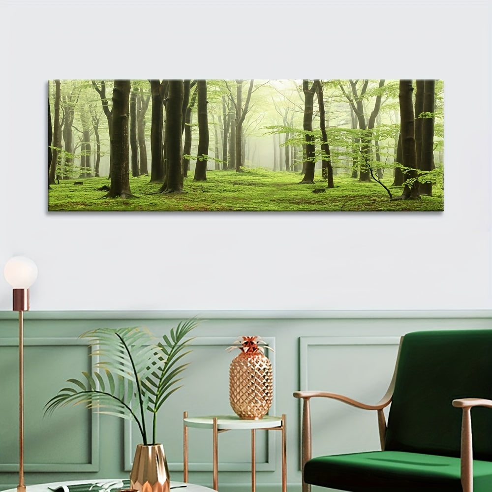 Large Green Forest Trees Art Landscape Wall Decor Canvas Prints