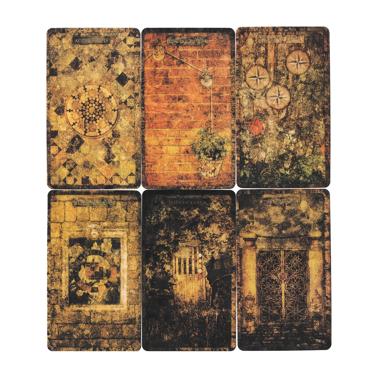 78pcs Retro Tarot Deck for Halloween Christmas Party