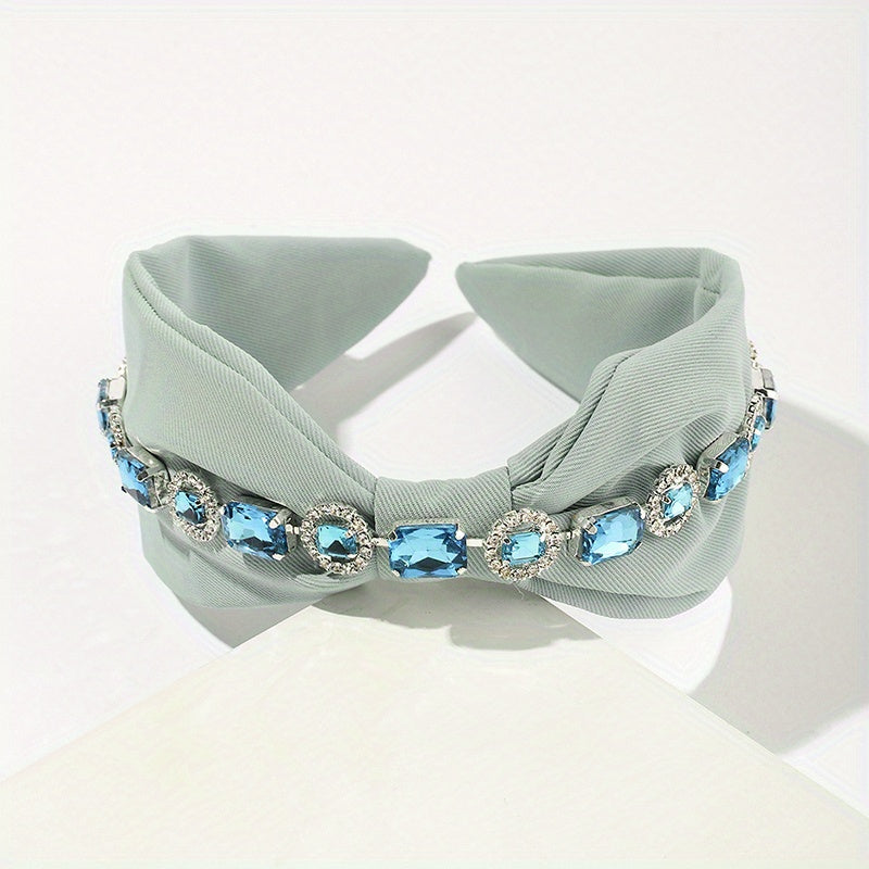 Baroque Rhinestone Headband Crystal Head Hoop Hair Accessories