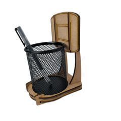 Mini Basketball Stand with Tube Storage Rack Pen Holder - School Teacher's Gift