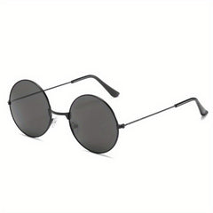 Round Metal Sunglasses Retro Polarized UV400