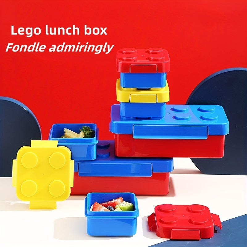 Portable Insulated Building Block Salad Container