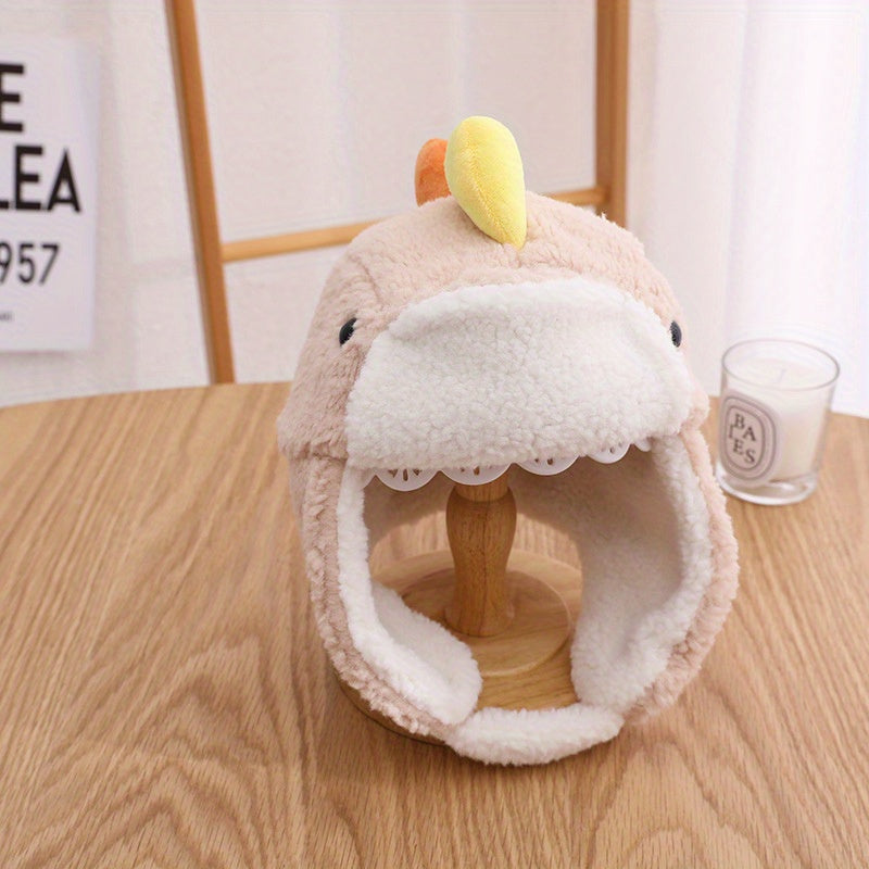 Dinosaur Full Fleece Earmuffs Winter Warm Boys Girls