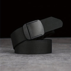 Men's Tactical Leather Belt with Zipper - Outdoor Belt
