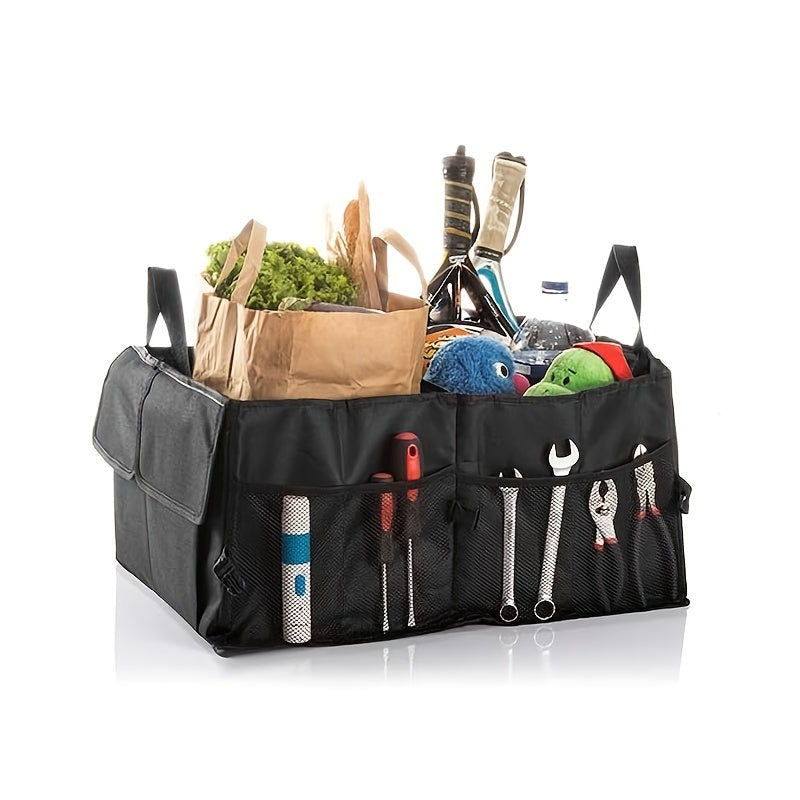 Car Sundries Bag Multifunctional Organizing Box Car Trunk Storage Box