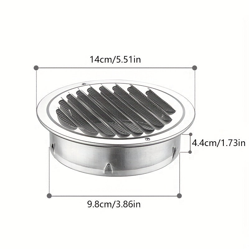 304 Stainless Steel Vent Mesh Cover for Pipe Exhaust Fan