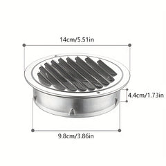 304 Stainless Steel Vent Mesh Cover for Pipe Exhaust Fan