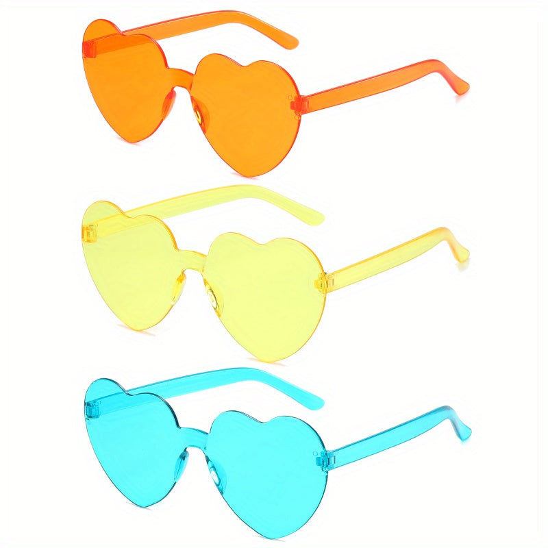 Y2K Heart Sunglasses Candy Glasses UV400