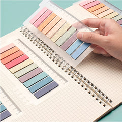1200 Colorful Sticky Notes with Ruler & Index Tabs