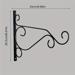 2pcs Hanging Plant Holder 24 99 Cm Wall Hook Bracket for Bird Feeder Lantern