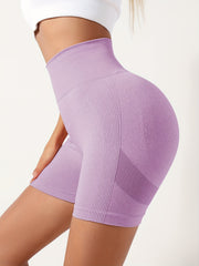 Seamless Legging Shorts for Women's Fitness and Yoga