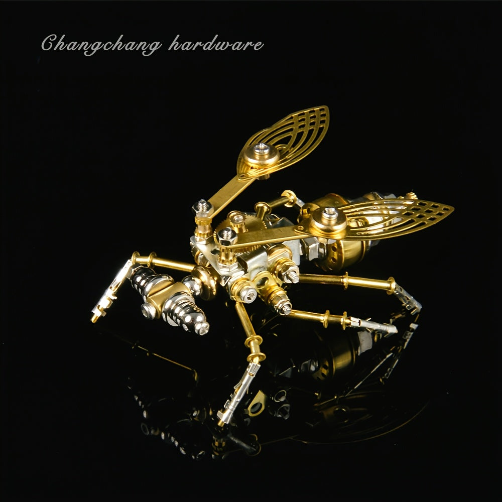 Steampunk DIY Metal Puzzle Model Fruit Fly Kit
