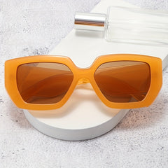 Y2K Jelly Square Sunglasses UV400 Sun Shades for Summer