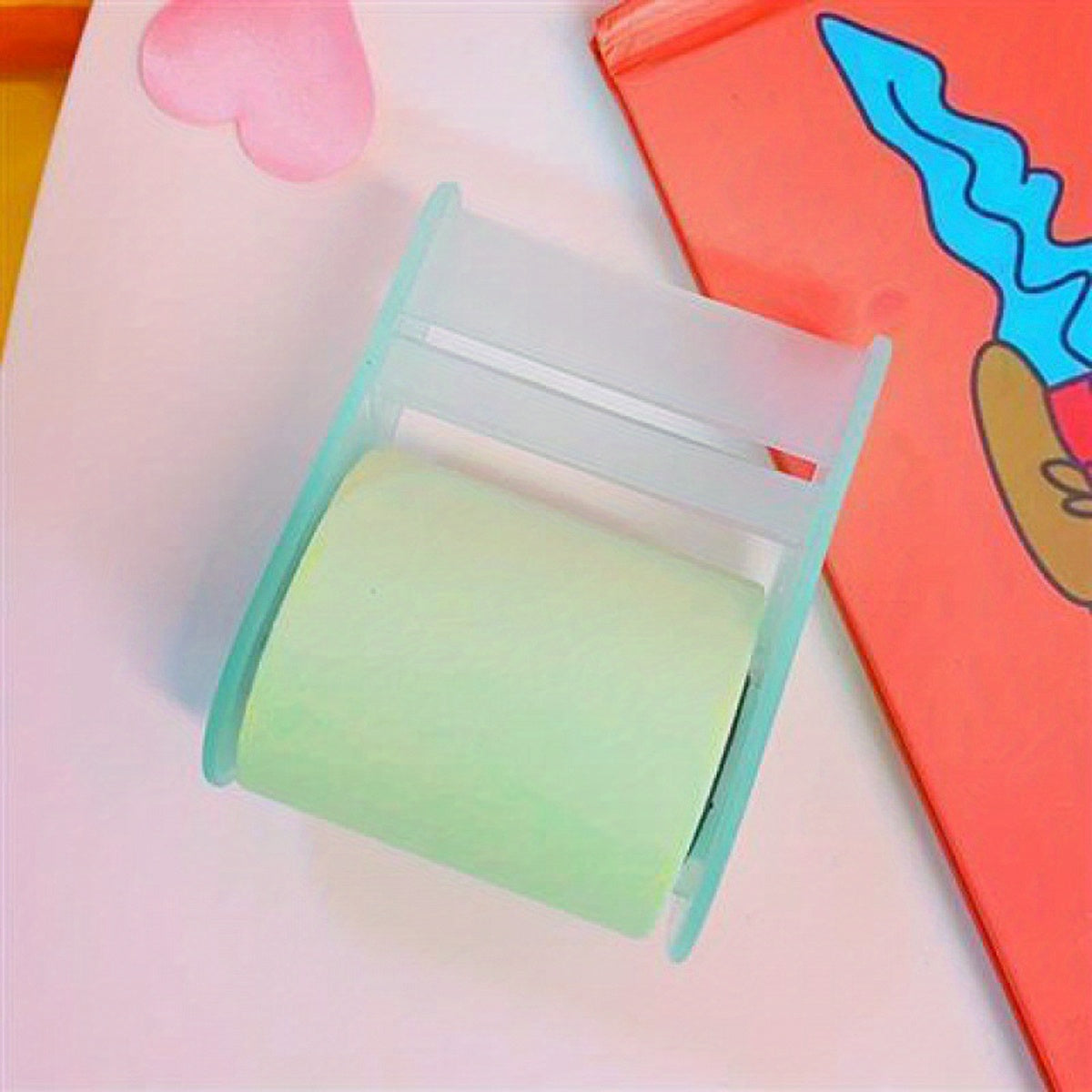 Sticky Notes with Tape Holder Self-Adhesive