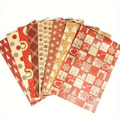 8pcs Colorful Cartoon Birthday Gift Wrapping Paper Roll