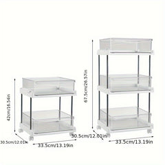 1pc Drawer Storage Rack Kitchen Storage Floor Layer Stand