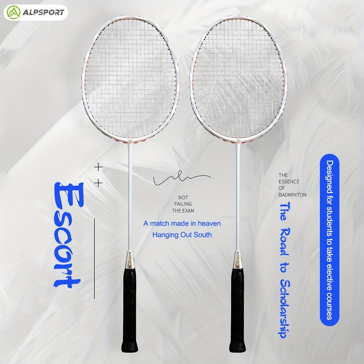 ALP V5 2Pcs 5U 75g 100% Carbon Fiber Badminton Racket Ultra Light Racket